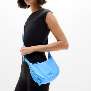 NWT Athleta - All About Mini Crescent Bag - Cornflower (light blue)
